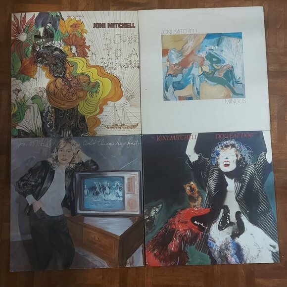 All for $75 - Lot of 4 Joni Mitchell Vinyl LPs - Picture 1 of 6